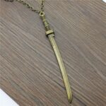 japansk katana halskjede