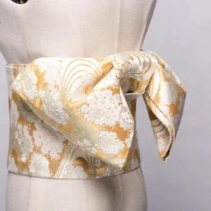 japansk kimono belte gull