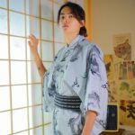 japansk kimono for menn drage 3