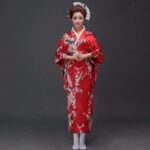 japansk kimono rod