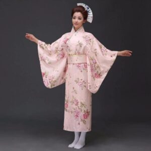 japansk kimono sateng