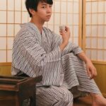 japansk kimono yukata for menn