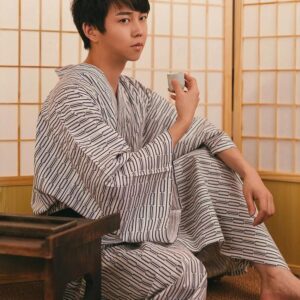 japansk kimono yukata for menn