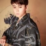 japansk lang kimono for menn 4