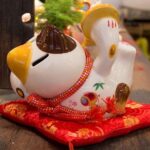 japansk lykkekatt keramikk 3