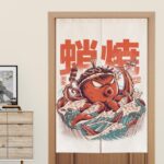 japansk noren blekksprutangrep