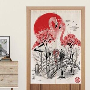 japansk noren gardin