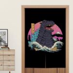 japansk noren godzilla