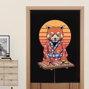 japansk noren master kitsune