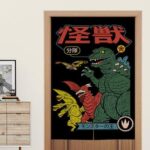 japansk noren monster av jurrasic