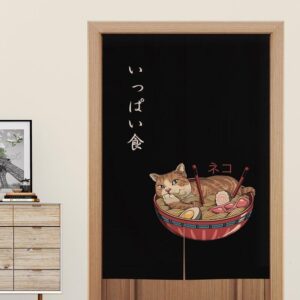 japansk noren ramen med kattesmak