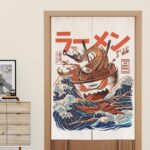 japansk noren stormy ramen