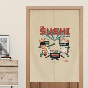 japansk noren sushi kraft