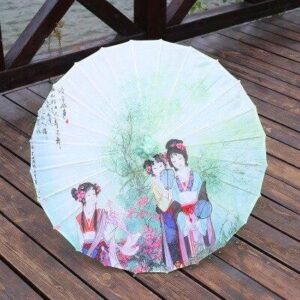 japansk paraply geishaer