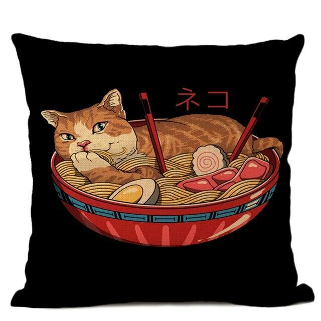 japansk putetrekk katt vinduer japansk putetrekk katt vinduer