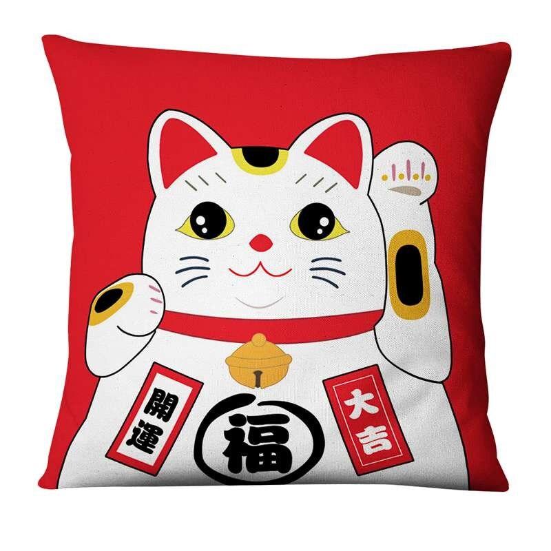 japansk putetrekk maneki neko japansk putetrekk maneki neko