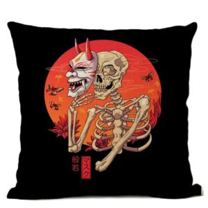 japansk putevar med hodeskalle
