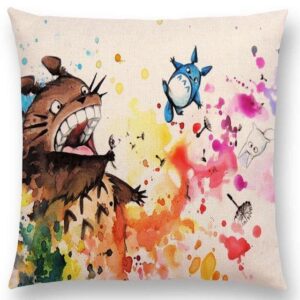 japansk putevar totoro akvarell