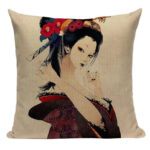 japansk putevar vakker geisha