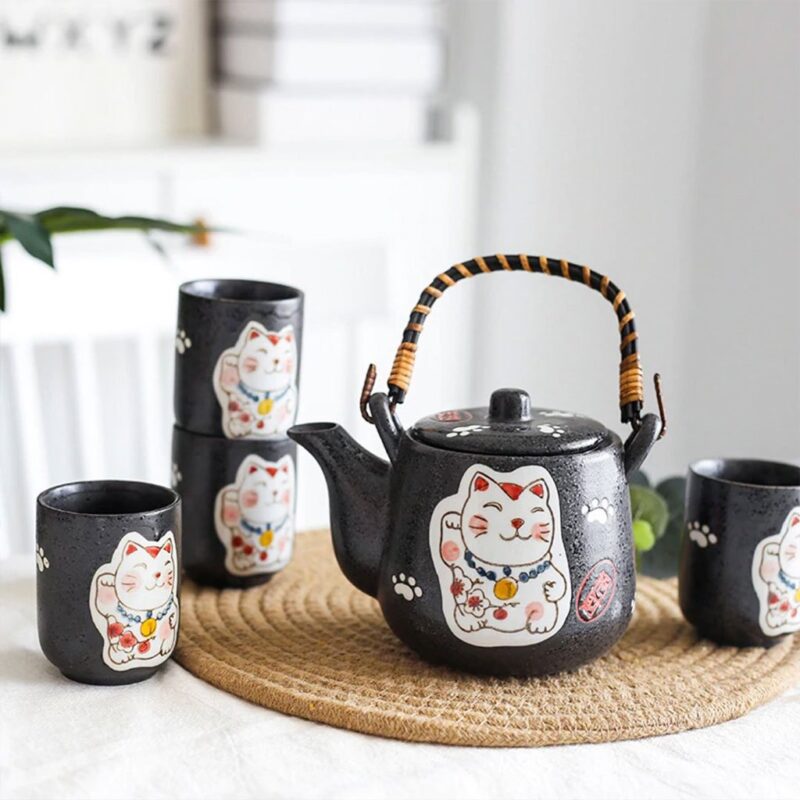 japansk teservise maneki neko 2