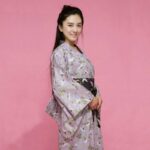 japansk yukata kvinner blomster 2
