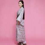 japansk yukata kvinner blomster 3