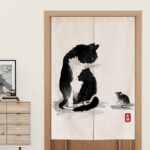 japanske noren katt og mus