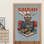 japanske noren sushi robot