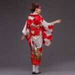 lang kimono i sateng for kvinner 2