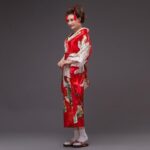 lang kimono i sateng for kvinner 3