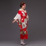 lang kimono i sateng for kvinner 4