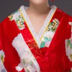 lang kimono i sateng for kvinner 7