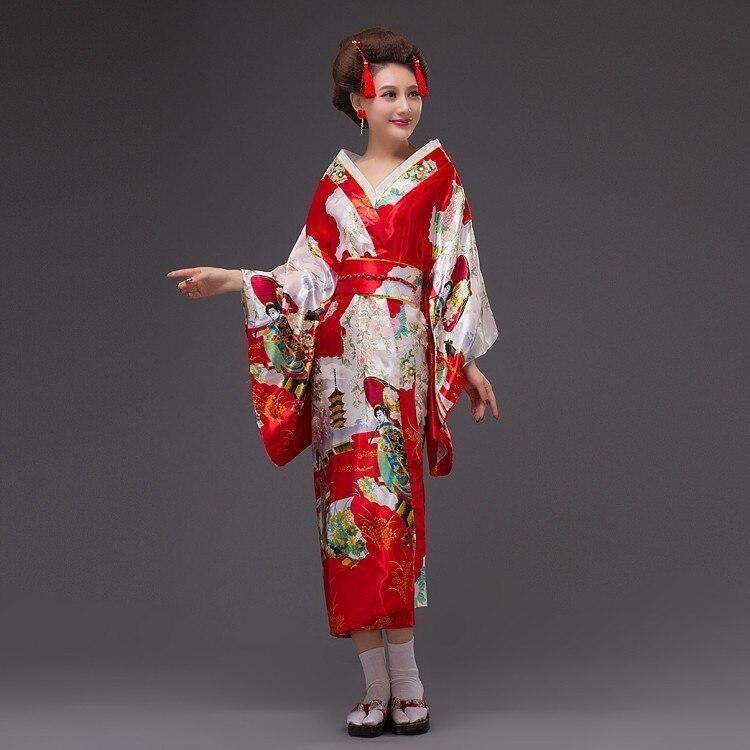 lang kimono i sateng for kvinner lang kimono i sateng for kvinner