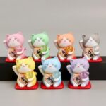 maneki neko sma figurer