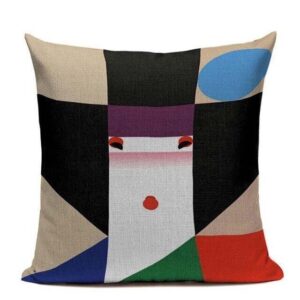 putetrekk med japansk geisha kunst