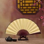 stor gul japansk vifte 2